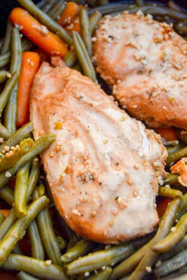 Slow Cooker Honey Garlic Chicken and Veggies