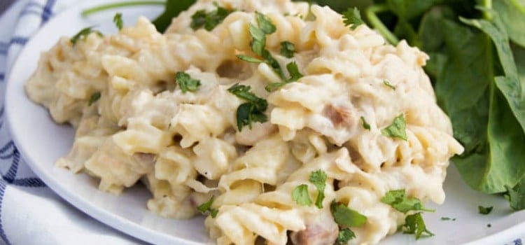 Slow Cooker Creamy Italian Chicken Rotini • The Diary of a Real Housewife