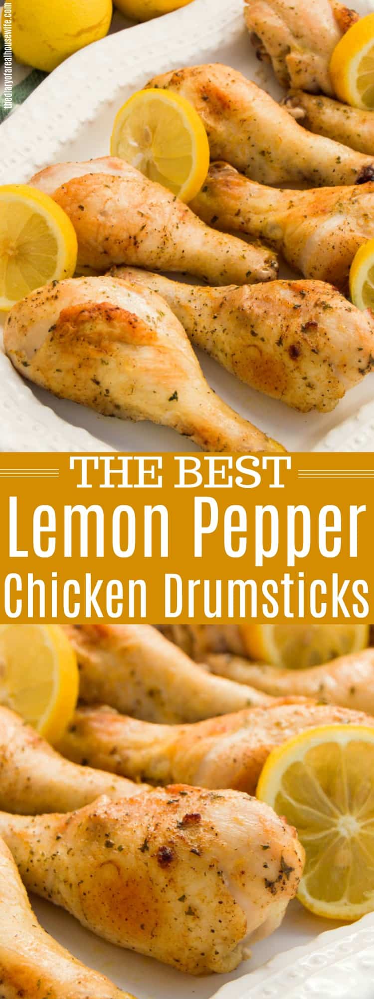 Lemon Pepper Chicken Drumsticks • The Diary of a Real Housewife