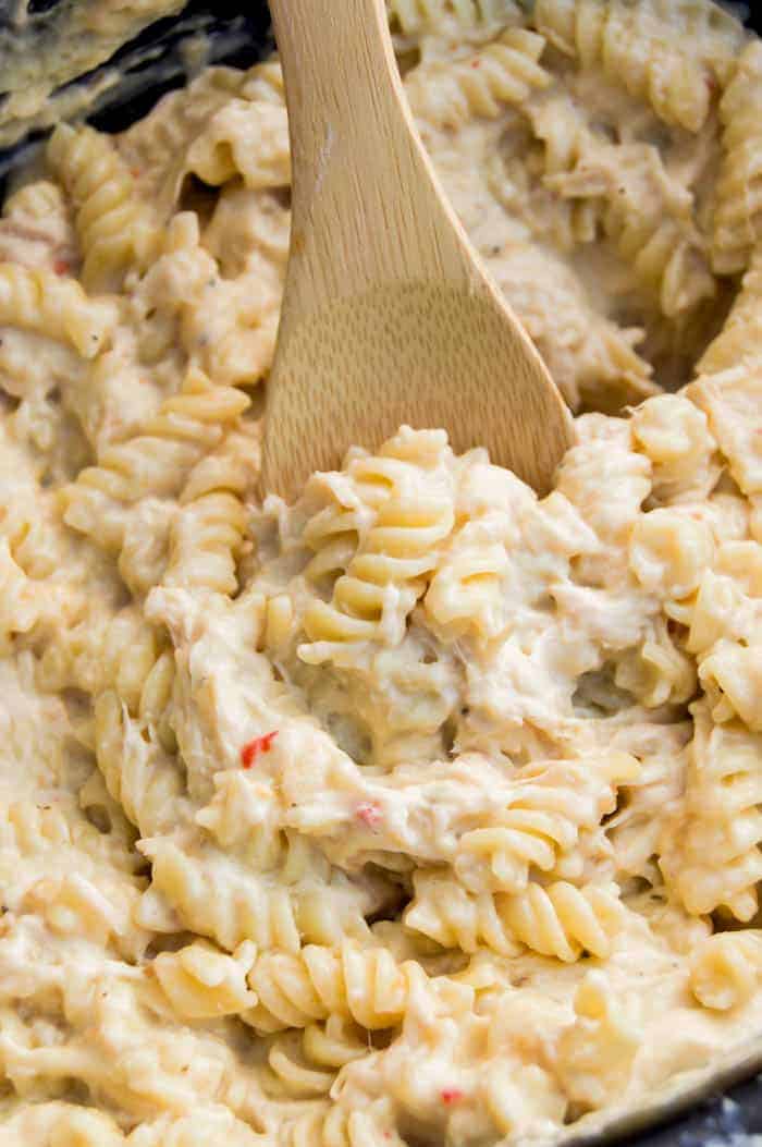 Slow Cooker Creamy Italian Chicken Rotini