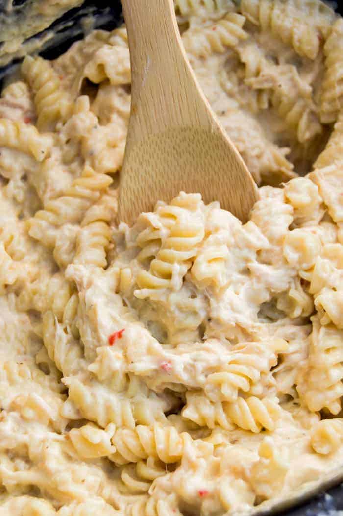 Slow Cooker Creamy Italian Chicken Rotini