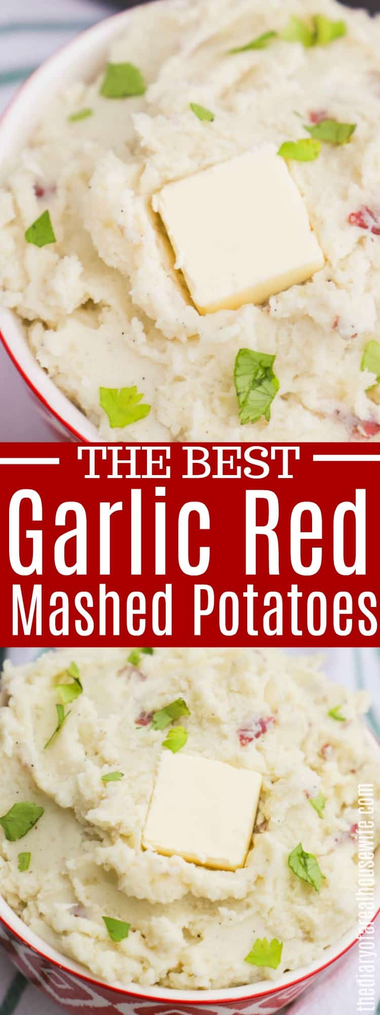 The Best Garlic Red Mashed Potatoes