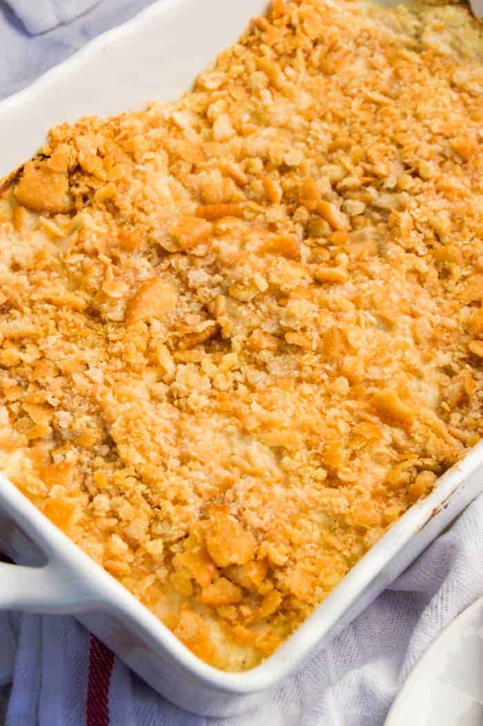 Ritz Cracker Chicken Casserole • The Diary of a Real Housewife