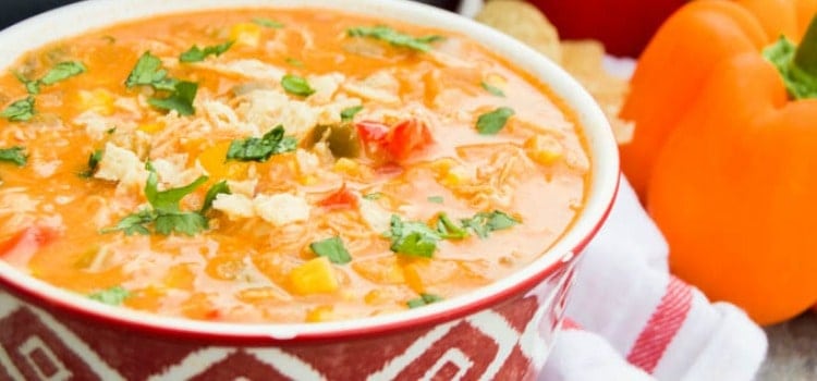 Creamy Chicken Fajita Soup