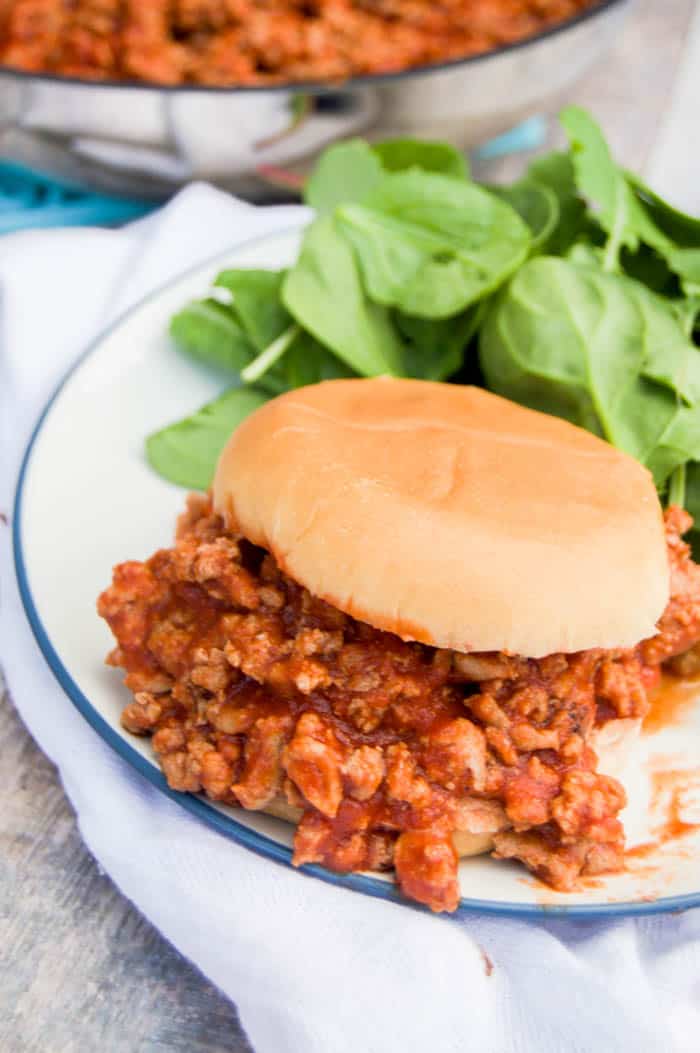 Ground Turkey Sloppy Joes • The Diary of a Real Housewife