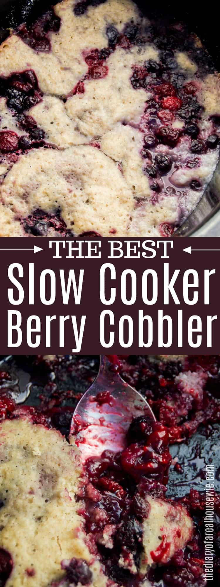 Slow Cooker Berry Cobbler