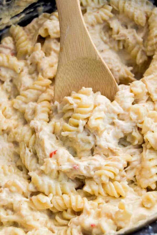Slow Cooker Creamy Italian Chicken Rotini
