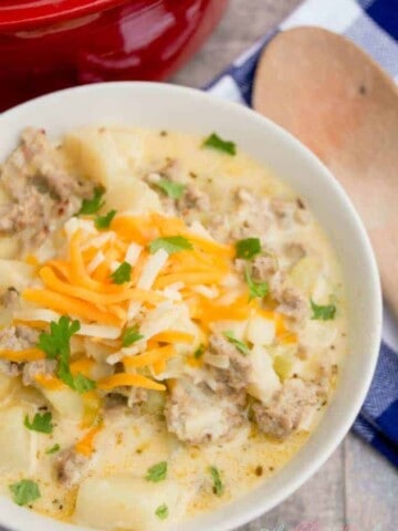 Cheesy Sausage Potato Soup