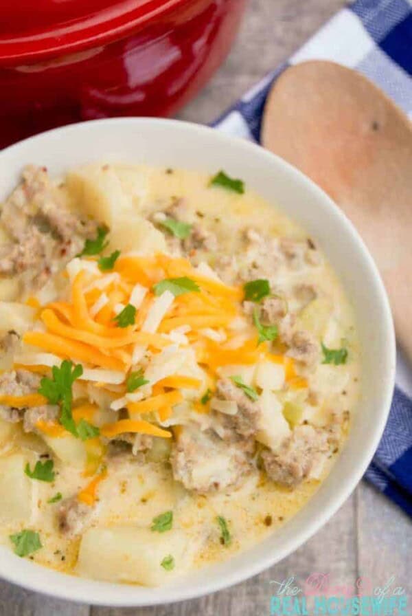 Cheesy Sausage Potato Soup