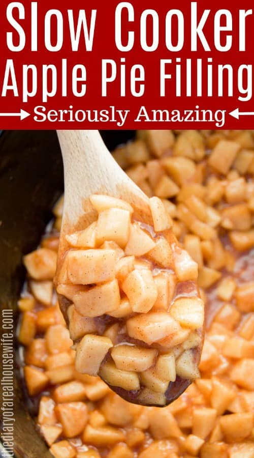Slow Cooker Apple Pie Filling