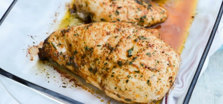 Poitrine de poulet au four