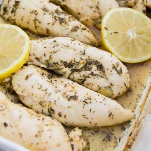 Lemon Garlic Chicken Tenders