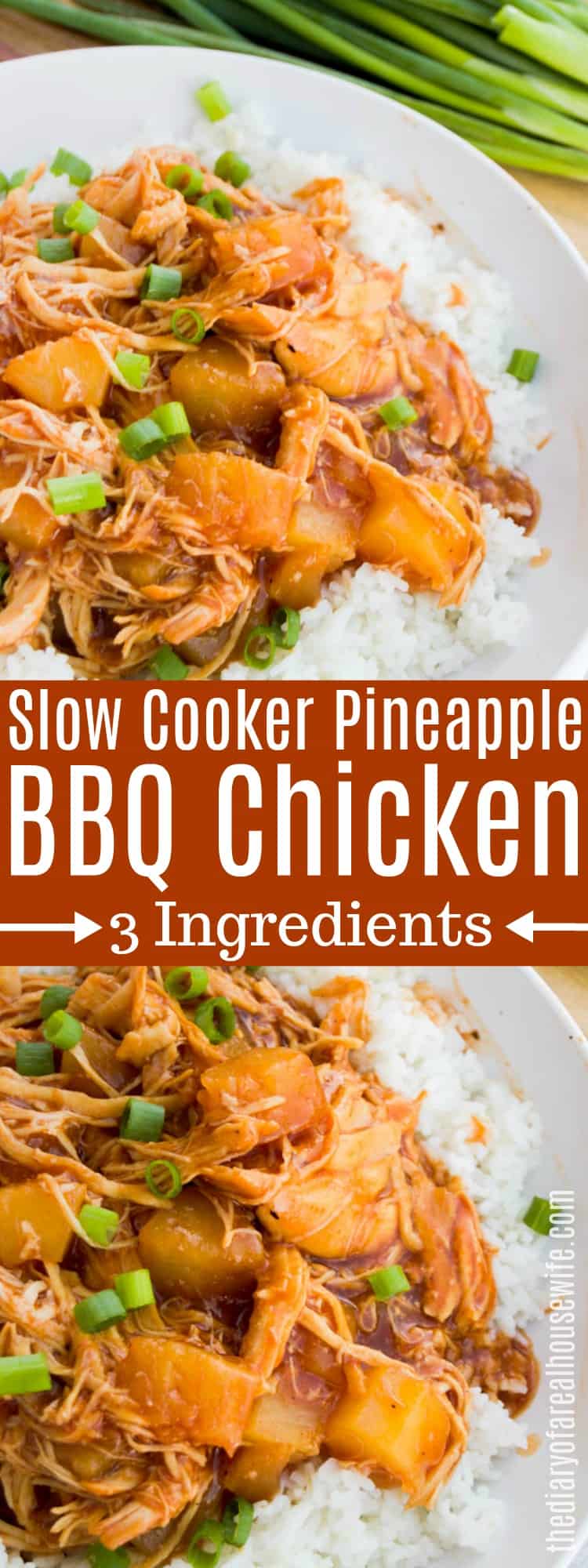 Slow Cooker Pineapple BBQ Chicken