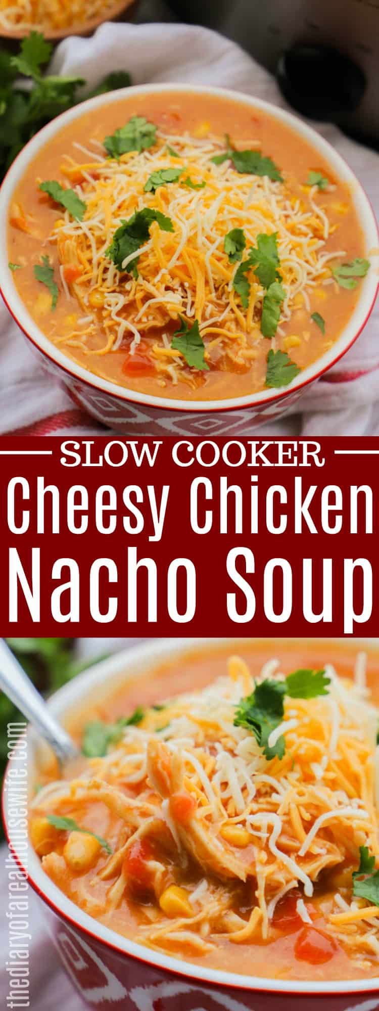 Cheesy Chicken Nacho Soup