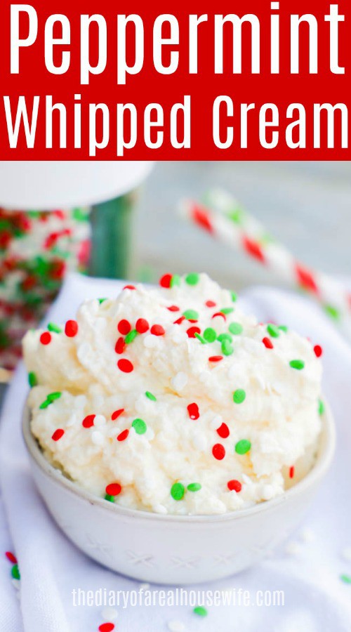 Peppermint Whipped Cream