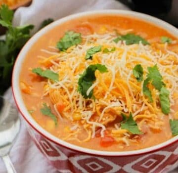 Cheesy Chicken Nacho Soup