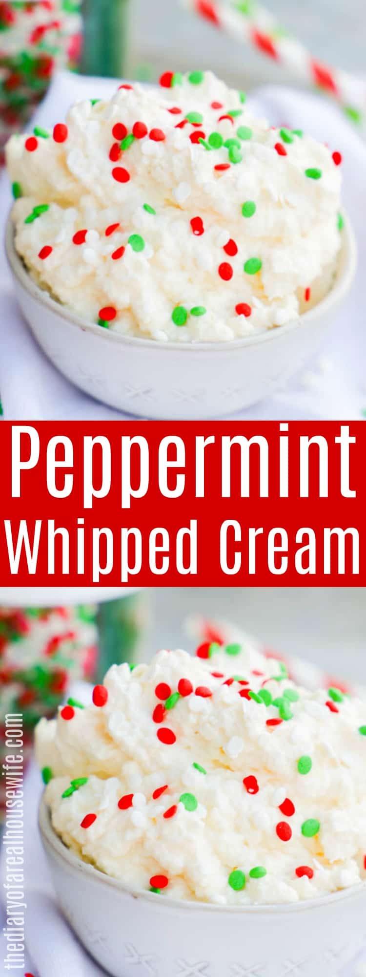 Peppermint Whipped Cream