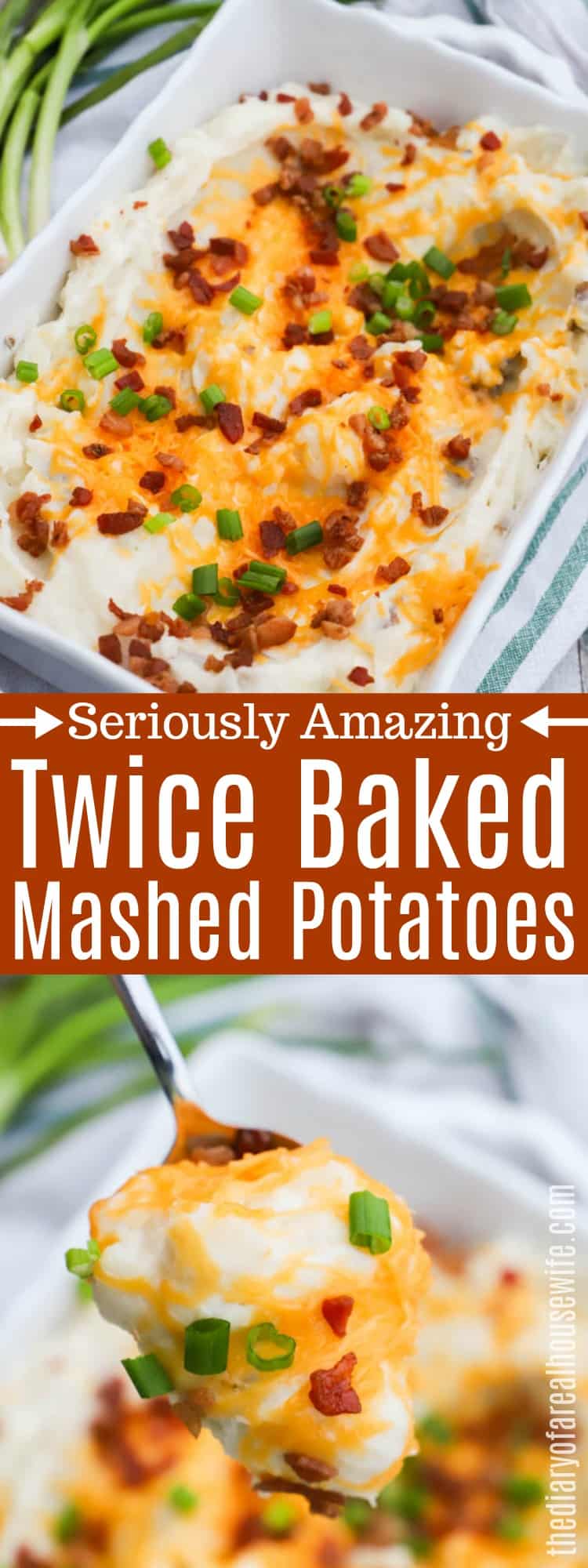 Twice Baked Mashed Potatoes • The Diary of a Real Housewife
