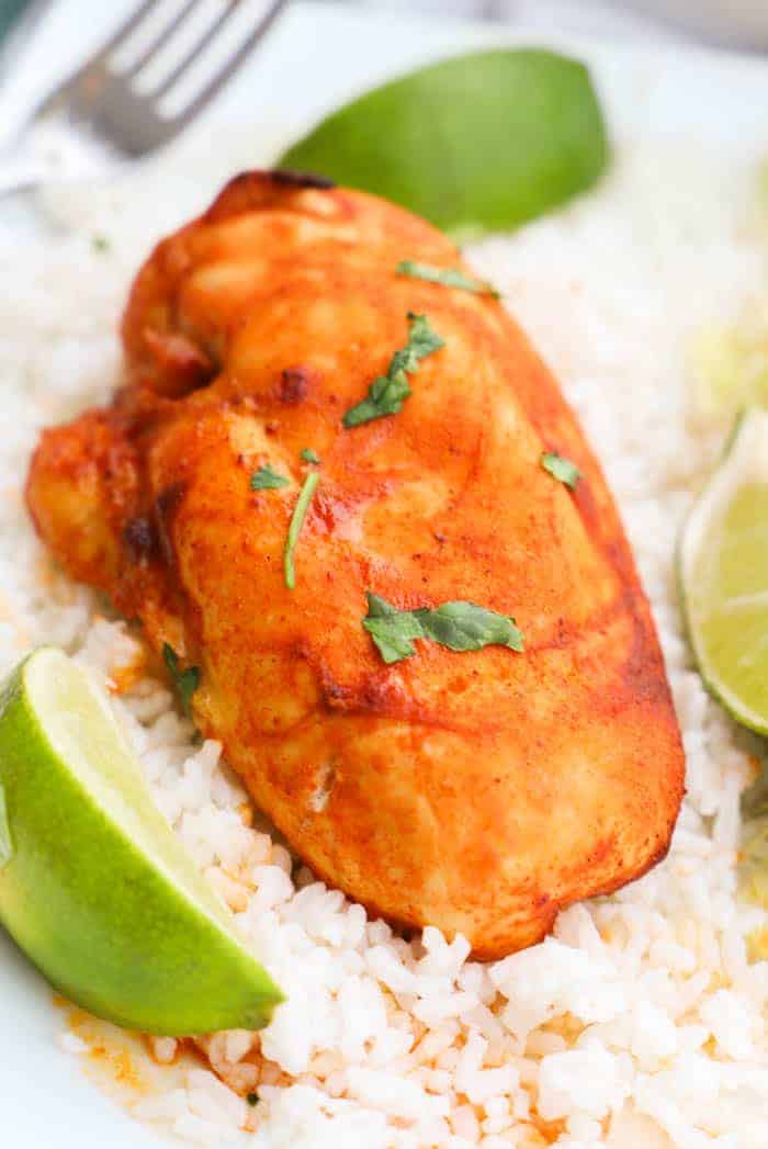 Baked Taco Lime Chicken Breast