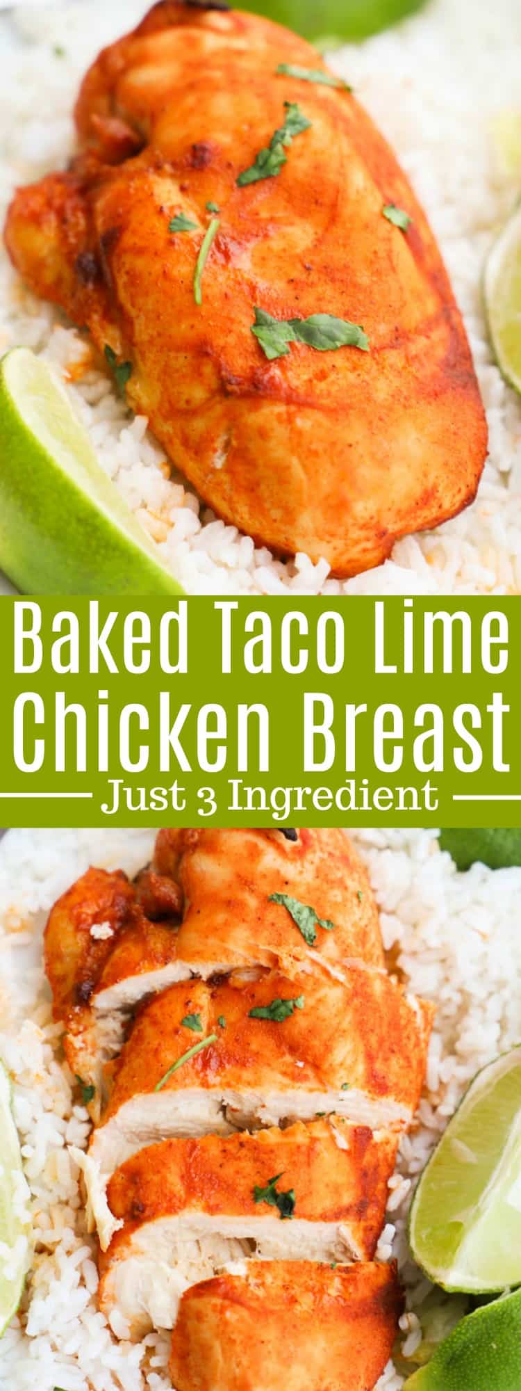 Baked Taco Lime Chicken Breast