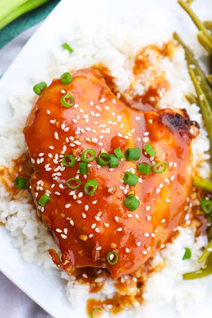 Baked Teriyaki Chicken - Just a Taste | Baked Teriyaki Chicken Meatballs : Place chicken pieces in a lightly greased 9x13 inch baking dish.