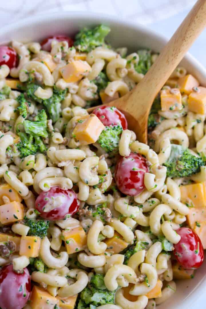 Bacon Ranch Pasta Salad