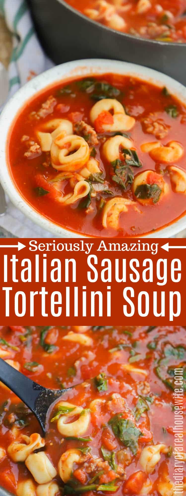 Italian Sausage Tortellini Soup