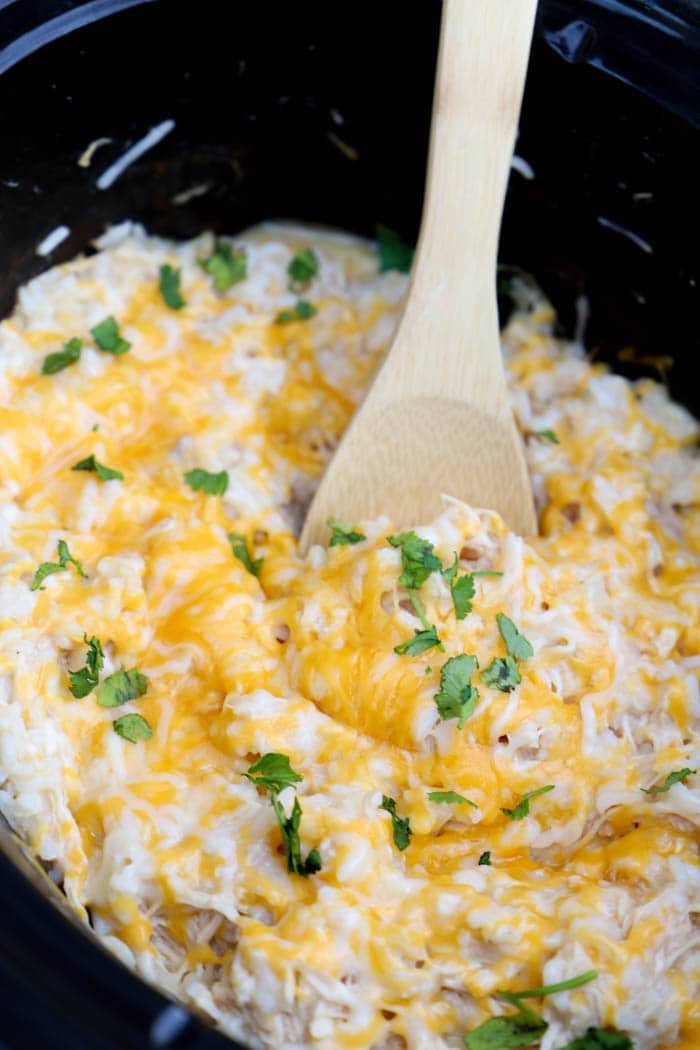 Slow Cooker Chicken and Rice Casserole