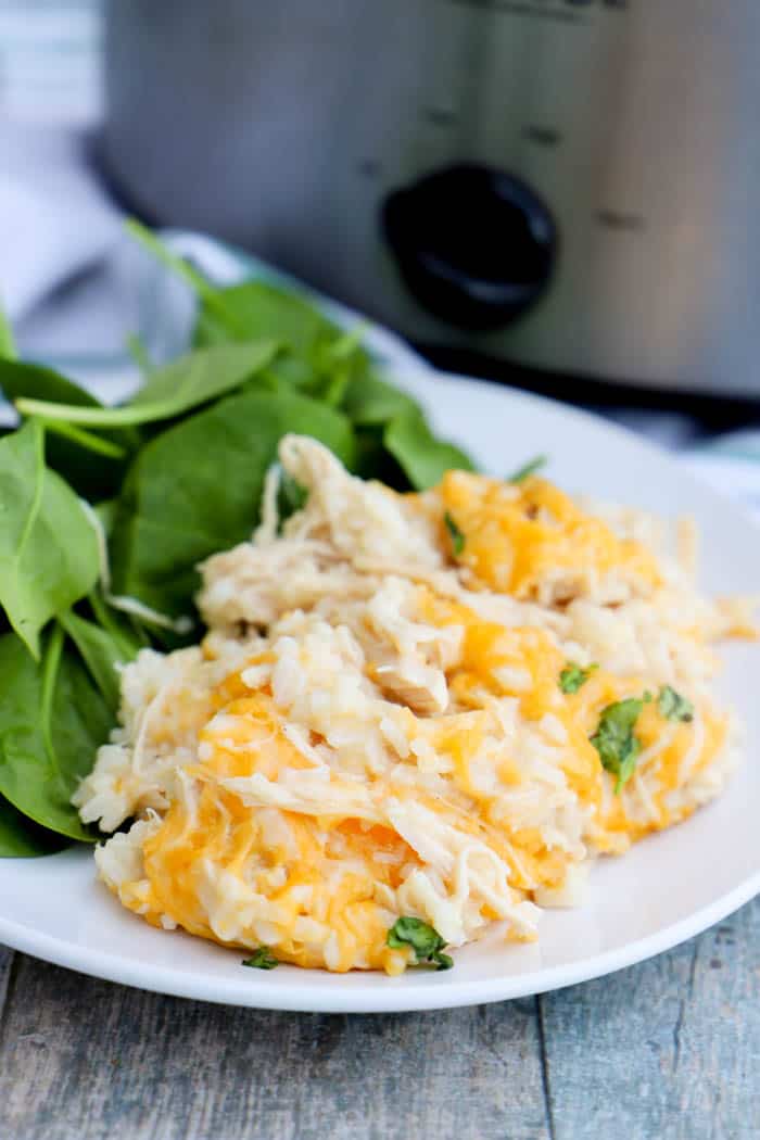 Slow Cooker Chicken and Rice Casserole