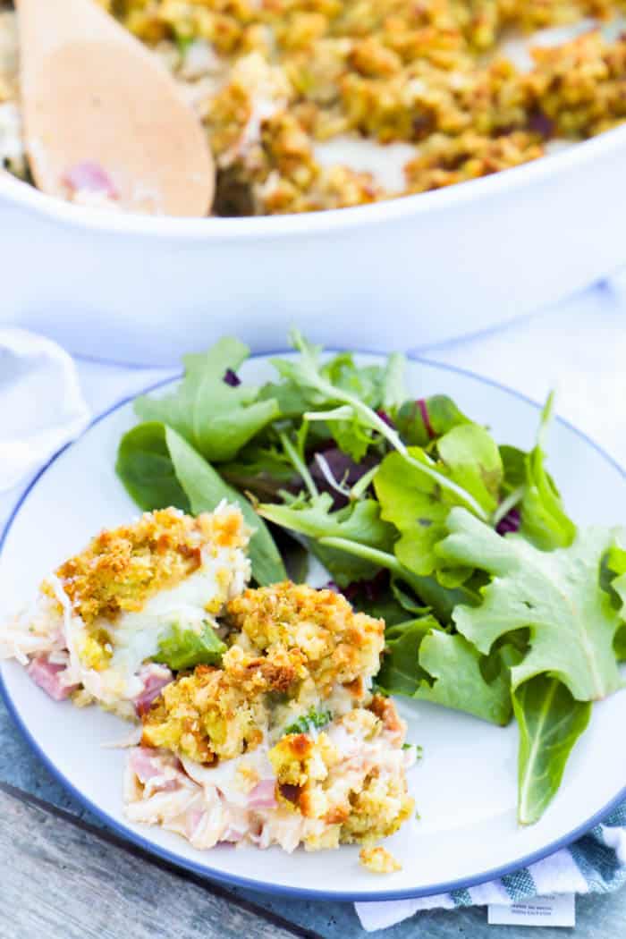 Chicken Cordon Bleu Casserole