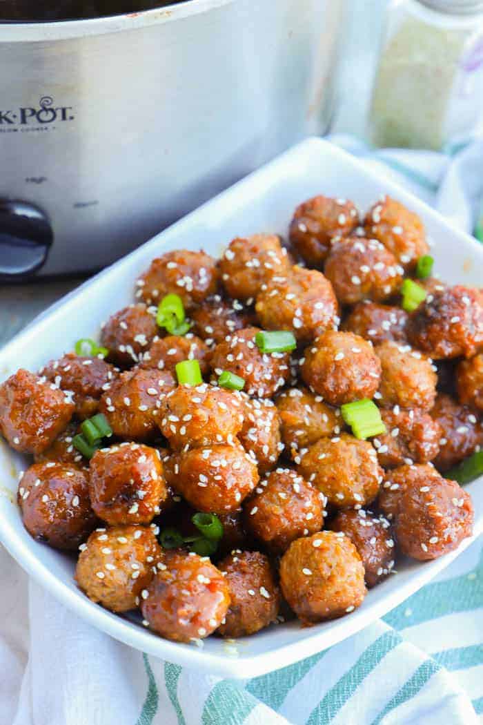 Slow Cooker Asian Meatballs