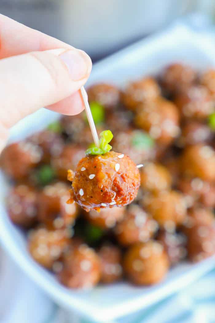 Slow Cooker Asian Meatballs