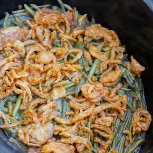 Slow Cooker Green Bean Casserole