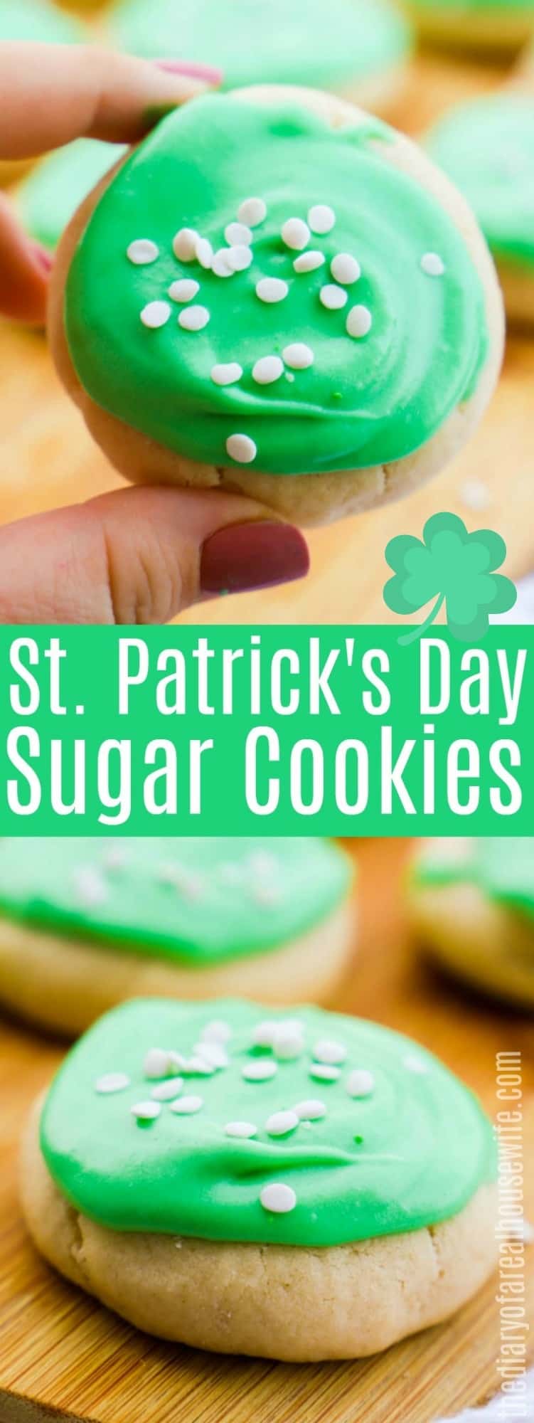 St. Patrick's Day Sugar Cookies