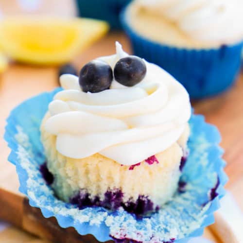 Blueberry Lemon Cupcake