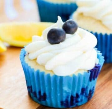 Blueberry Lemon Cupcake