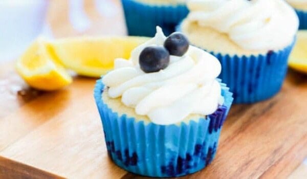 Blueberry Lemon Cupcake