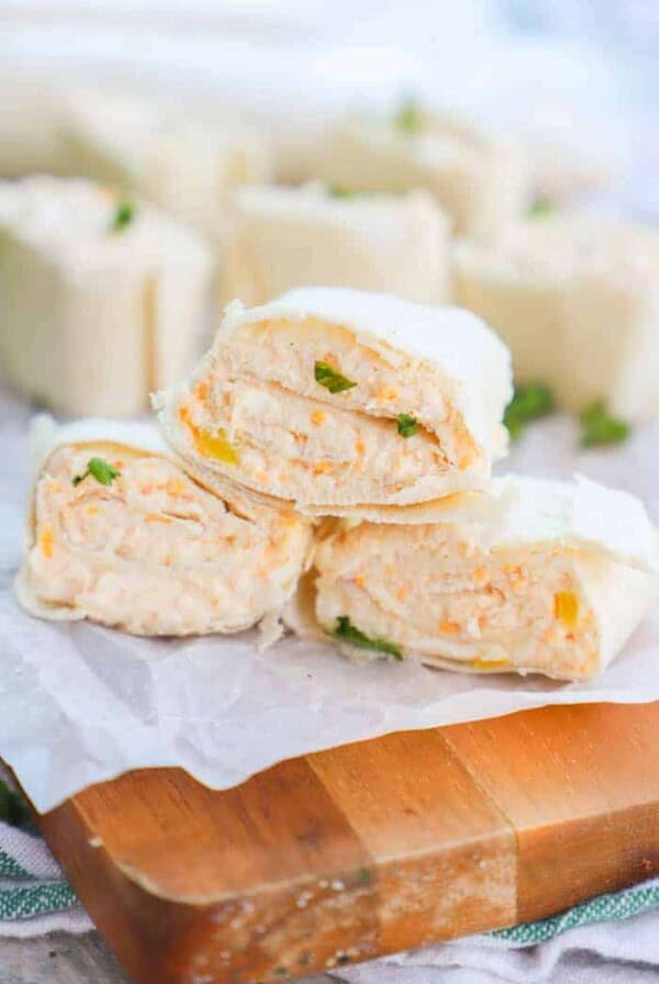 Chicken Taco Pinwheels