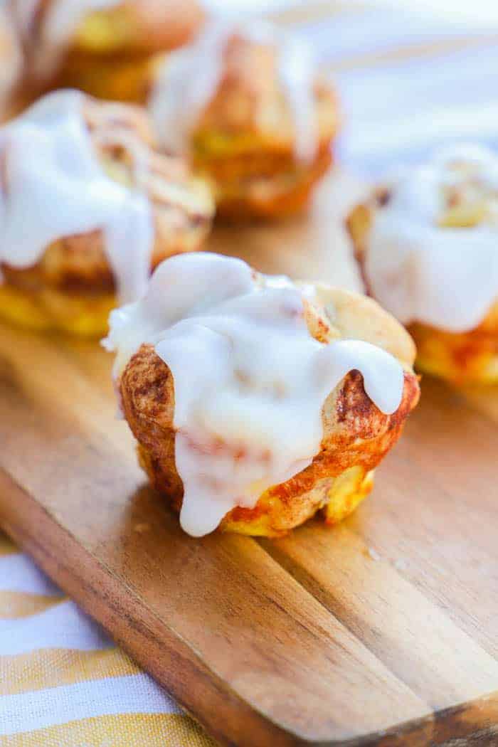 Muffin Tin Cinnamon Rolls