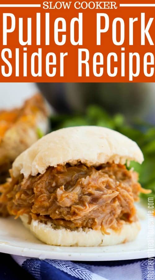 Slow Cooker Pulled Pork Sliders • The Diary of a Real Housewife