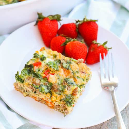 Make Ahead Low Carb Breakfast Casserole