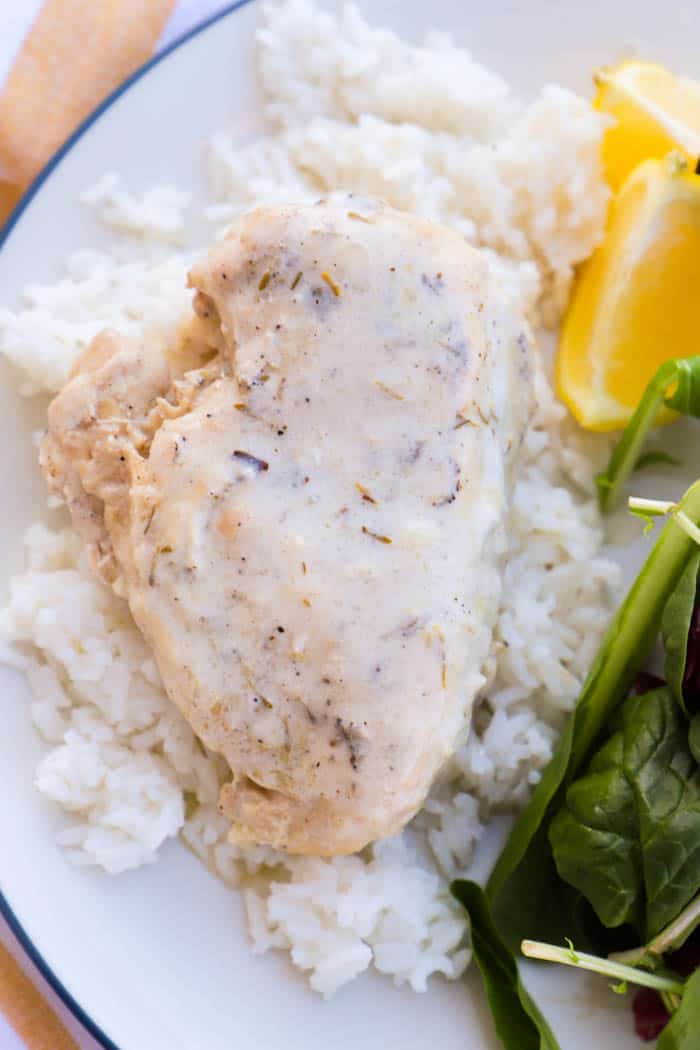 Slow Cooker Lemon Pepper Chicken