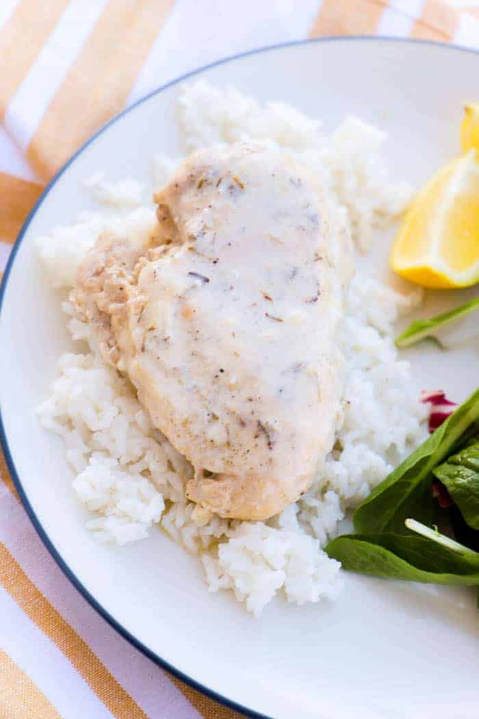 Slow Cooker Lemon Pepper Chicken