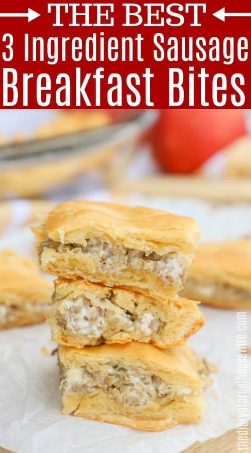 3 Ingredient Sausage Breakfast Bites recipe