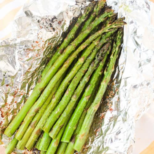 Grilled Asparagus in a foil packet