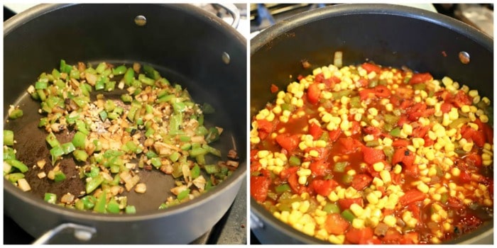 One Pot American Goulash in the pot