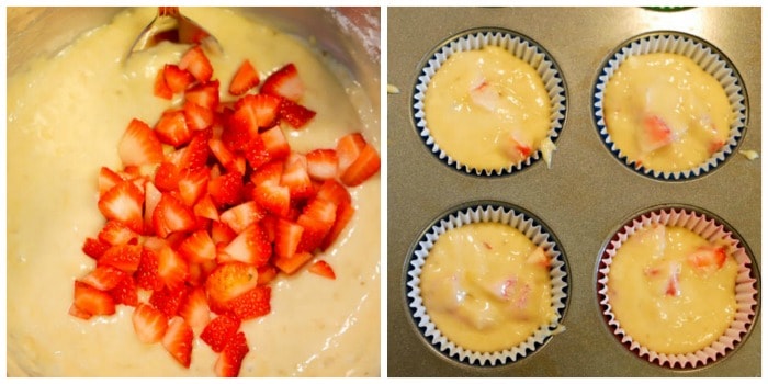 muffin batter uncooked in tins