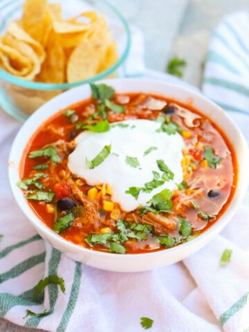 Pulled Pork Taco Soup