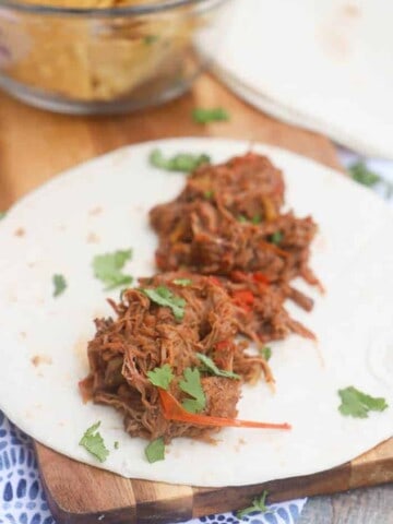 4 Ingredient Slow Cooker Steak Fajita