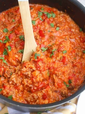 One Pot Stuffed Pepper Casserole